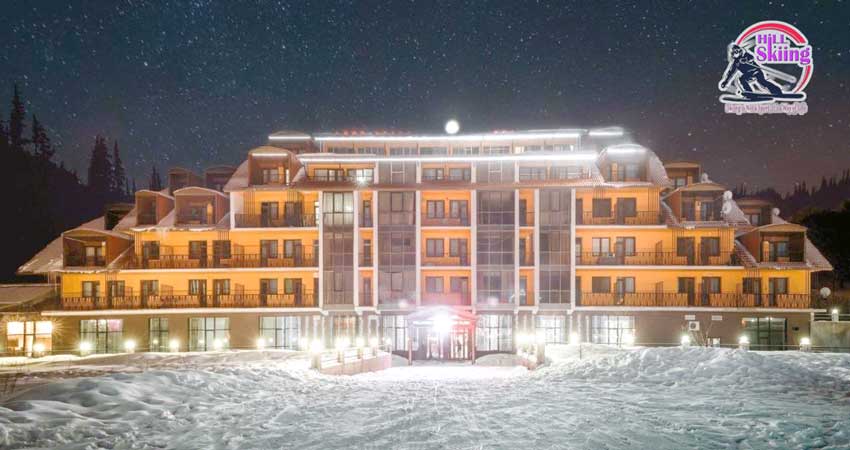 Bakuriani-Ski-Resort-Night Arial view